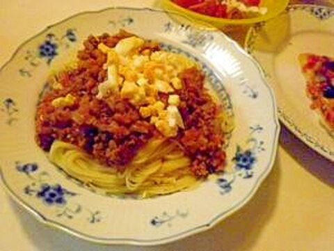 お野菜たっぷり♪ 手作りミートソーススパゲティ☆